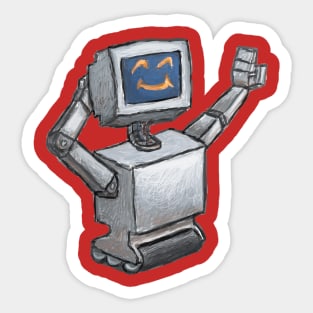 Happy Bot Sticker